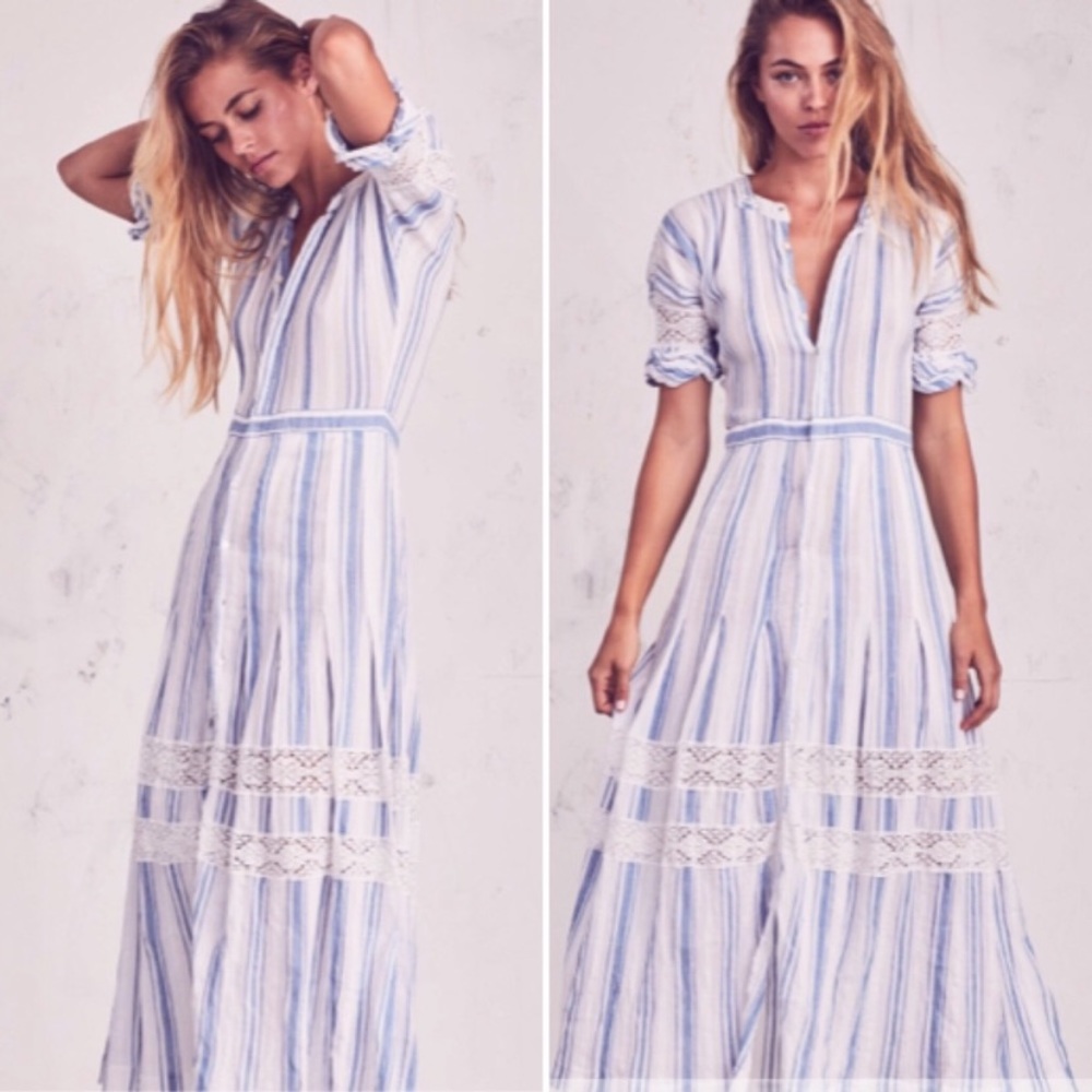 LoveShackFancy Striped Eden Dress